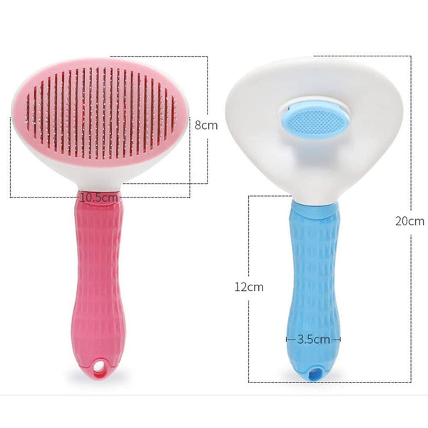 Grooming Brush For Dog Cat Deshedding Tool Rake Comb Fur Remover Reduce Pet Hair