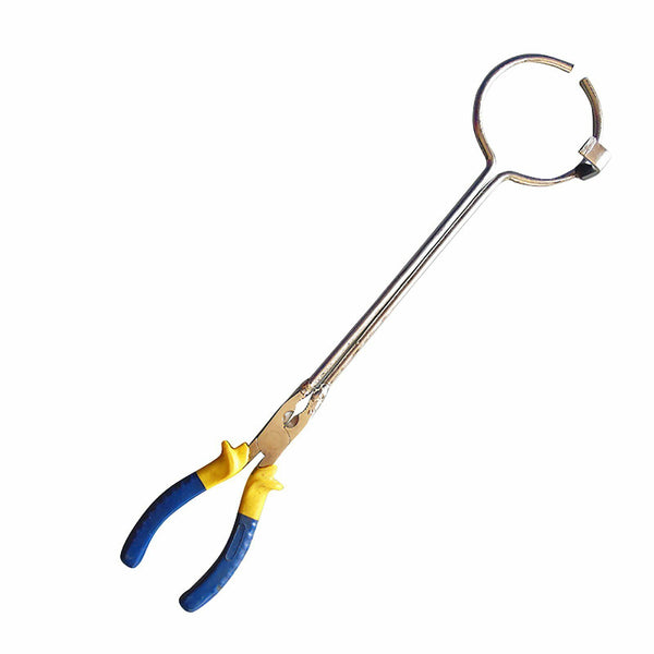 Graphite Furnace Casting Foundry Crucible Smelting Bowl Tongs Melting ClampTool