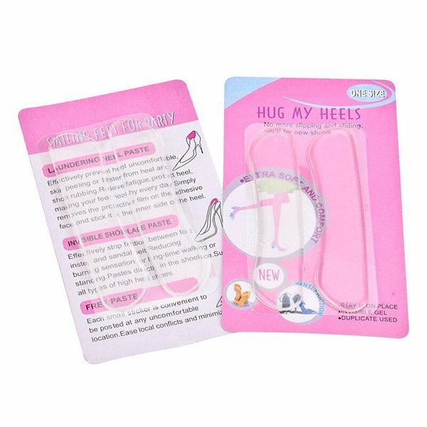UP 50X Gel Silicone Heel Grip Back Liner Shoe Insole cushion Pads Foot Protector