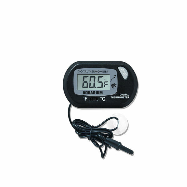 Reptile Aquarium Digital Thermometer Marine Fish Tank LCD Terrarium Frog Gauge