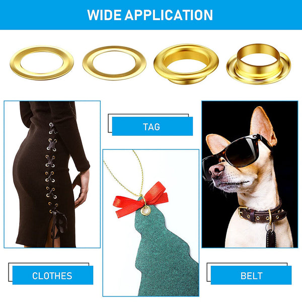 Tarp Repair Kit Grommet Eyelet Punch Set 50 100 200 Tarpaulin Awning Tent AU