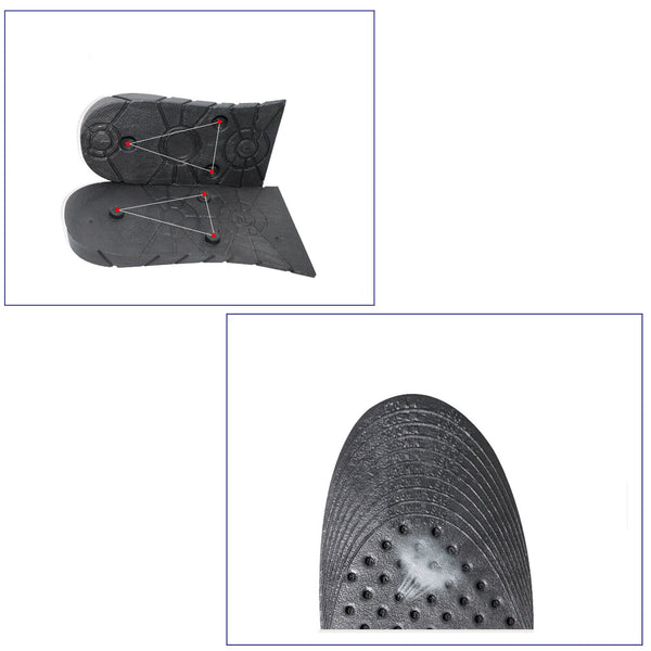 Air Cushion Height Increase Heel Gel Shoes Insoles Inserts Taller Lifts Pad AU