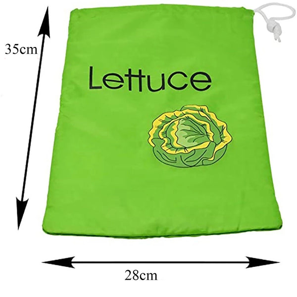 Lettuce Storage Bag Reusable Insulated Bag Freshness Protection Package