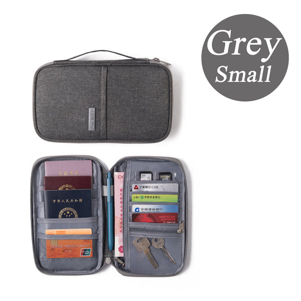 Waterproof Passport Holder Travel Document Wallet RFID Bag Family Case Organizer
