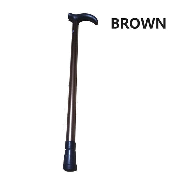 Aluminium Metal Walking Stick Travel Folding Adjustable Compact Cane Pole AU