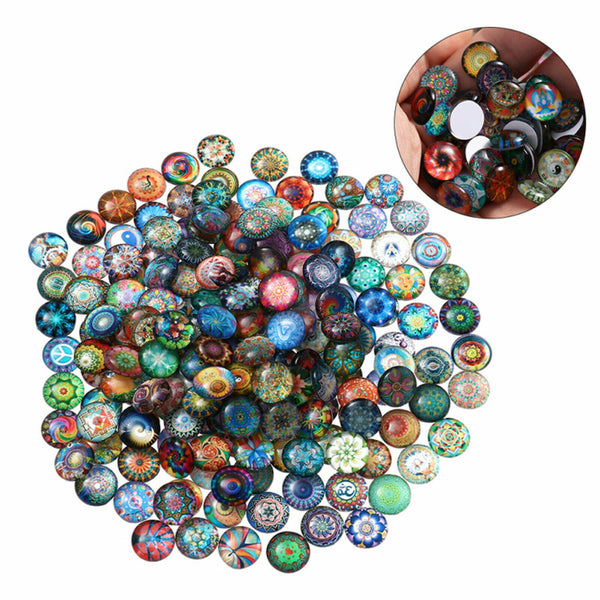 up to 2000x Mixed Crystal Glass Mosaic Tiles Kitchen Bathroom Art Craft Supplies