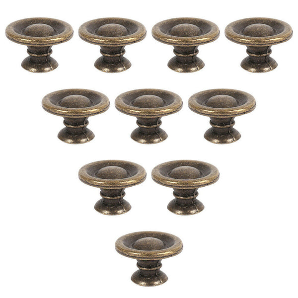 Vintage Handles Cabinet Drawer Cupboard Door Iron Knob Antique Brass Pull