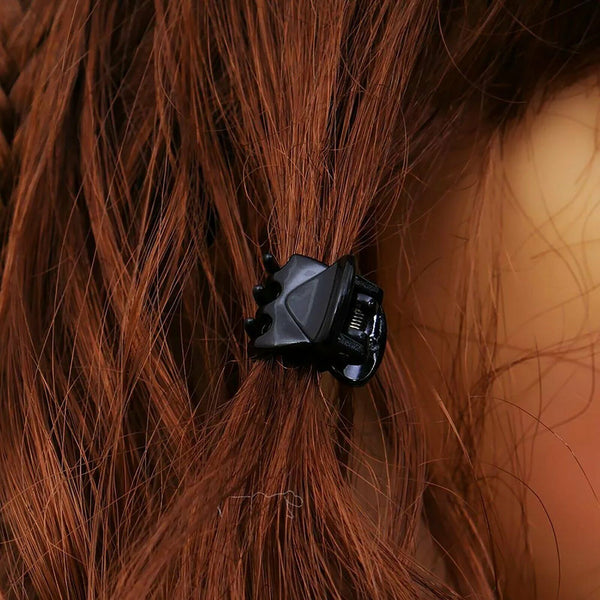 12Pcs Girls Ladies 1cm Mini Hair Clips Jaw Claw Grip Butterfly Hairclip Styling