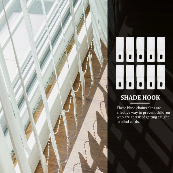 Safety Roller Blind Chain Shade Clear Tensioner Holder Clip Curtain Cord
