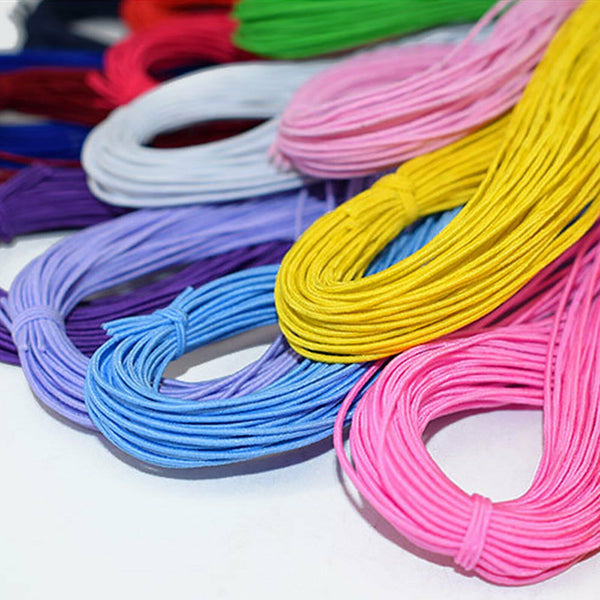 4 roll Elastic Stretch Thread colourful String Cord Bead Necklace Bracelet 0.8mm