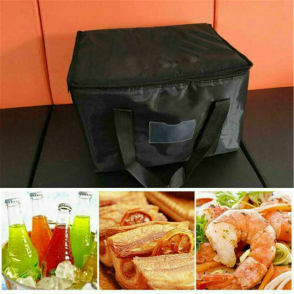 Large Food Delivery Insulated Bags Pizza Takeaway Thermal Warm Cold Bag Ruck Hot