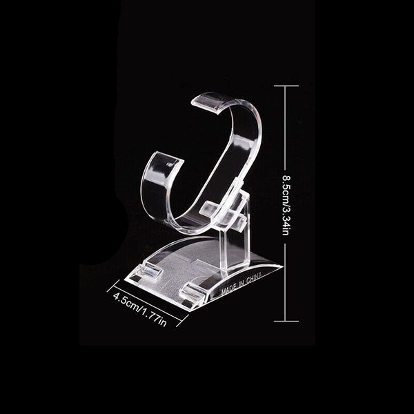 5x Clear Acrylic Bracelet Watch Display Holder Stand Rack Jewelry Bangle Rack AU