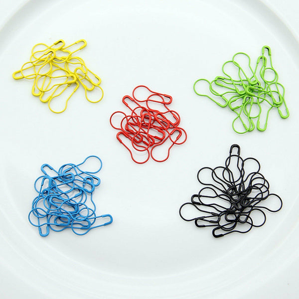 145Pcs Knitting Weave Crochet Locking Stitch Markers Holder Needle Clip Craft AU