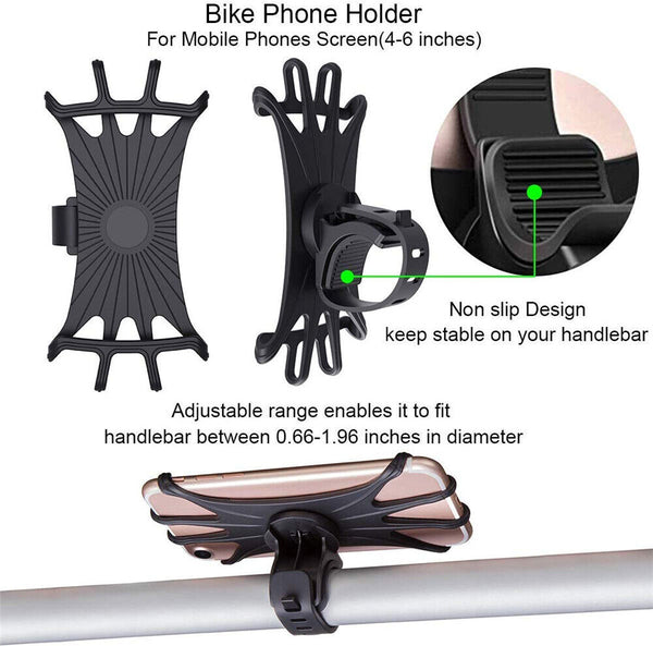Universal Motorcycle Bike Mount Phone Holder Cradle fit for iPhone Galaxy GPS AU