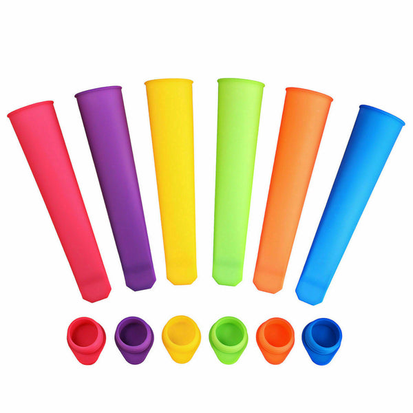 8pcs Popsicle Maker Silicone Ice Block Moulds/Ice Cream Molds/Icy Pole Jelly Pop - Lets Party