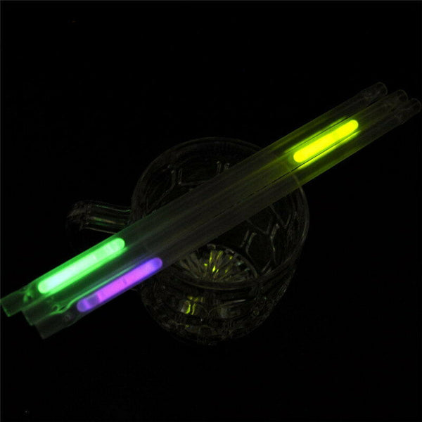 30-1000x Fluorescent Glow Sticks Straws Night Club Bar KTV Cheering Props Lumino - Lets Party