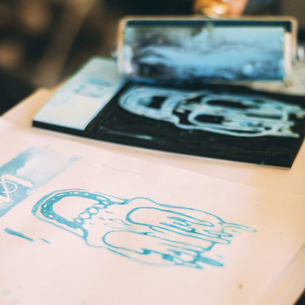 10cm Heavy Duty Hard Rubber Roller Printing Inks Lino Brayer Art Craft Roller - Lets Party