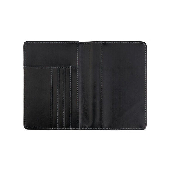 Light Blue Leather RFID Blocking Passport Travel Wallet Holder ID Cards Cover Case - Lets Party