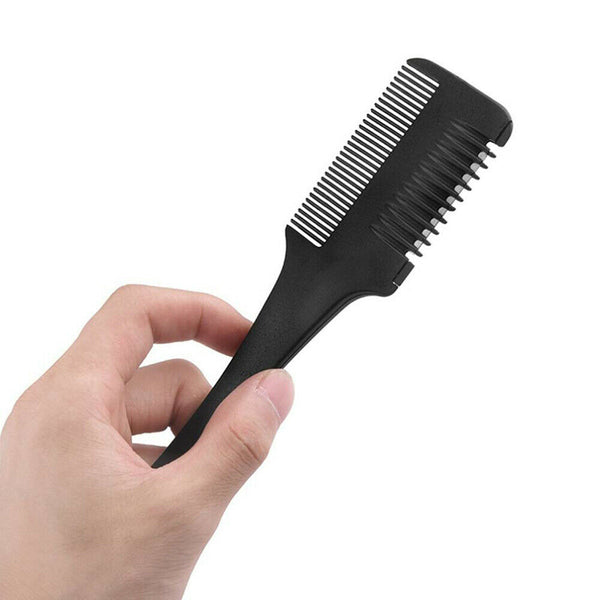 Double Side Hair Razor Thinning Comb Layer Shaaper Cutting Comb Razor Blades AU - Lets Party