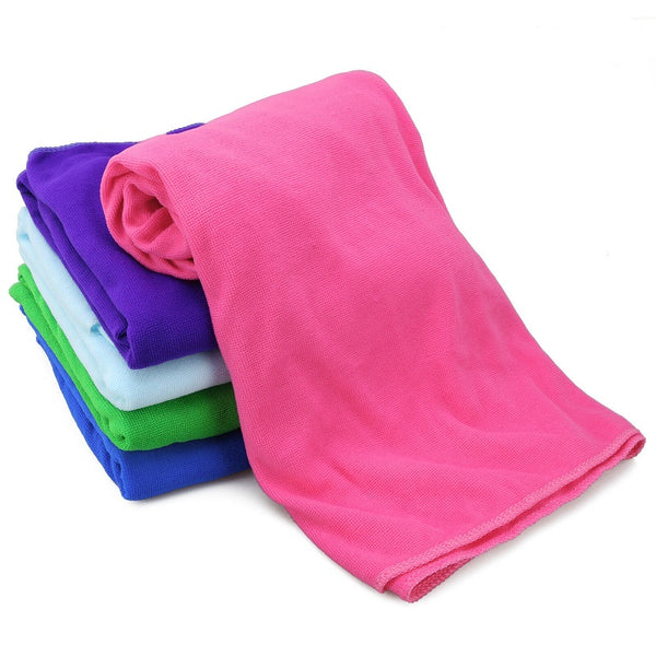 70x140cm Microfiber Bath Beach Towel Gym Sport Footy Travel Yoga Swimming Drying - Lets Party