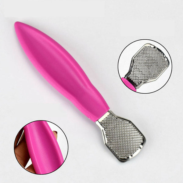 Foot File Hard Skin Remover Callus Shaver Corn Cutter Pedicure Tool + 10 Blades - Lets Party
