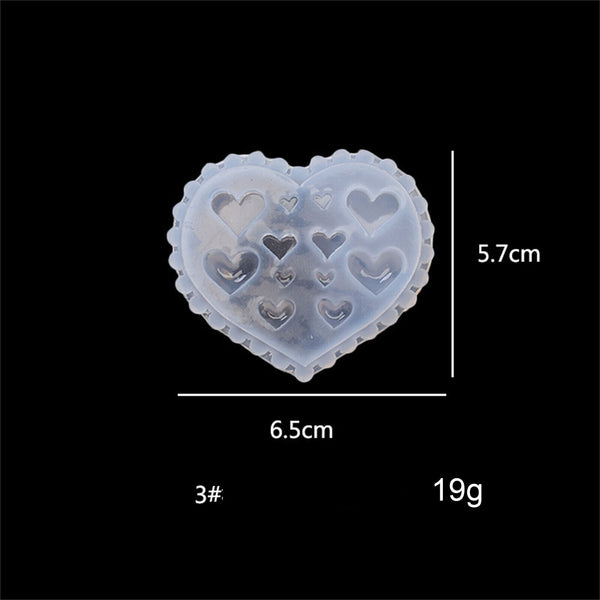 5PCS DIY Craft Tools Earring Making Clay Molds Flower Mould Polymer Clay Cutters