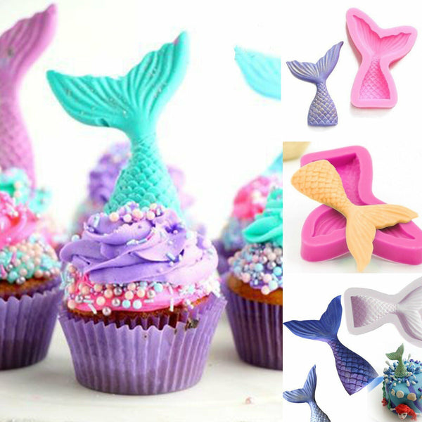 Sea Beach Nautical Animals Mermaid Silicone Fondant & Chocolate Mould Mold