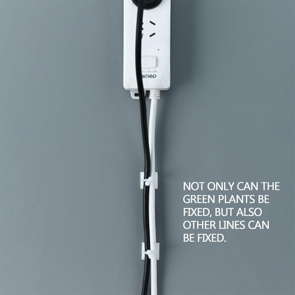 200Pcs Invisible Wall Rattan Clamp Clip Plant Climbing Wall Clip Wall Vine Fixt