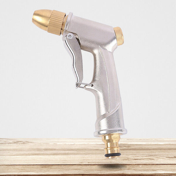 2PCS High Pressure Water Spray Gun Brass Nozzle Garden Hose Pipe Lawn Car Wash