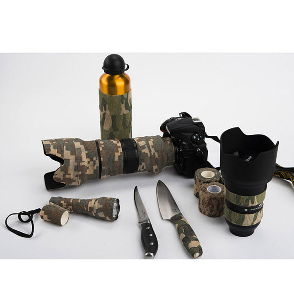 4 Roll Tape Army Camo Wrap Rifle Gun Shooting Hunting Camouflage Stealth Webbing