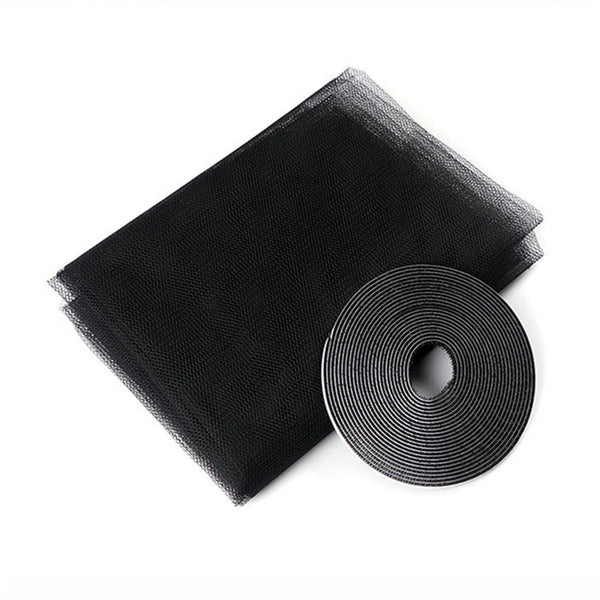 2 sets Insect Window Netting Screen Cover Fly Mosquito Mesh Kit Curtain Wasp AU