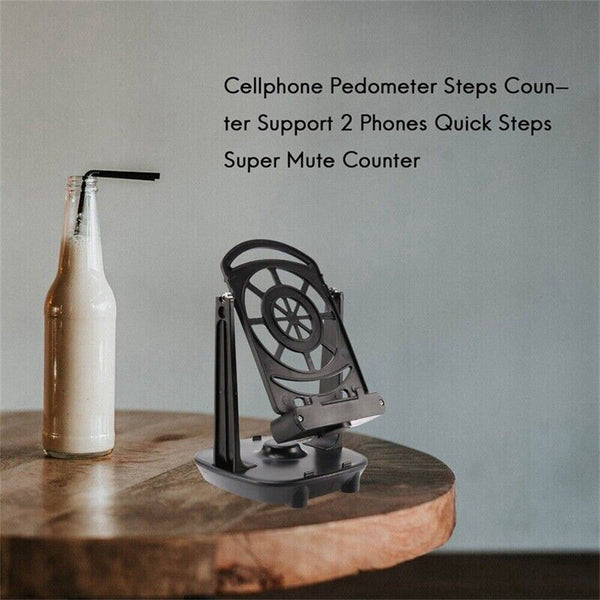 Step Counter for Pokemon Go Walker Double Phone Swing Shaker Cellphone Pedometer
