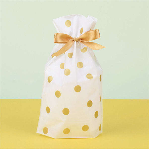 10X Wedding Gift Drawstring Bags Party Favour Candy Pouch Christmas Packaging AU