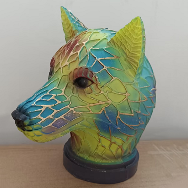 Animal Table Lamp Stained Glass Stained Night Light Retro Desk Lamps Xmas Gift