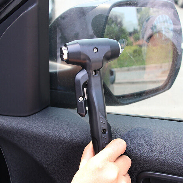3 in 1 Car Emergency Safety Escape Hammer Glass Window Breaker Belt Cutter Tool