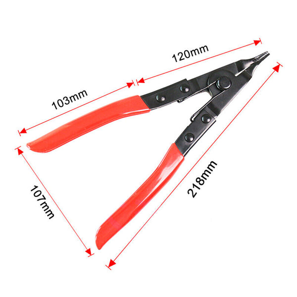 Circlip Spring Snap Ring Pliers Carbon Steel Retaining Plier Remover Tool New SH - Lets Party
