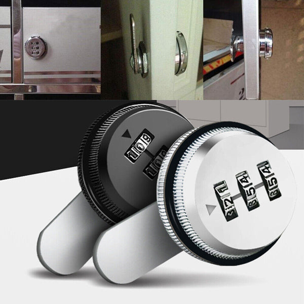 3 Digital Code Combination Cam Lock Furniture Post Mail Box Cabinet Locker Safe