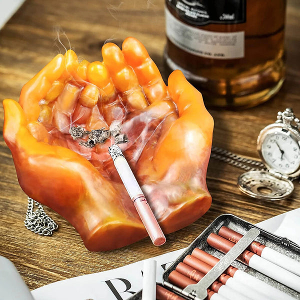 Hand Shape Silicone Ashtray Resin Mold Holder Tray Mould Casting Epoxy Crafts AU