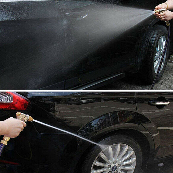 2PCS High Pressure Water Spray Gun Brass Nozzle Garden Hose Pipe Lawn Car Wash