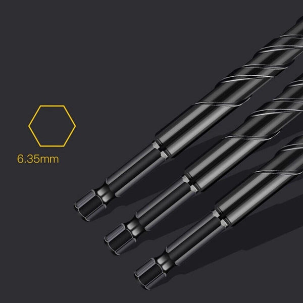 60X 6mm Tile Porcelain Drill Bit Marble Ceramic Glass Brick Shank Hex Spear Head