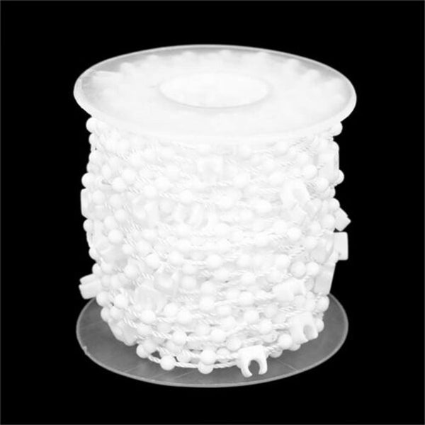 20M Vertical Blind Bottom Chain Slat Link Cord Parts White 89/127mm Wide Slats