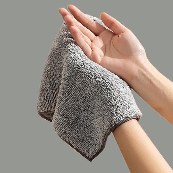 6/12PCS Microfibre Cleaning Cloth Dish Car Glass Kitchen Towel Washing Rag NEW