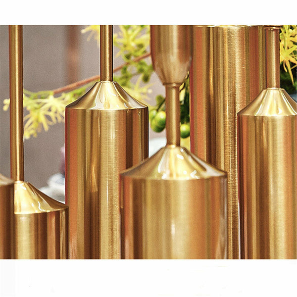 6PCS Wine Cabinet Table Candlestick Partition Wedding Party Props Decoration