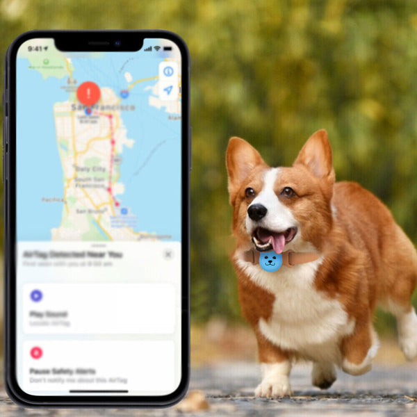 Silicone Pet Protective Case For Apple Airtag Loop GPS Finder Dog Cat Collar Tag