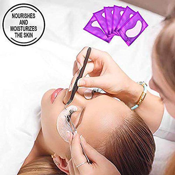 2000 x Under Eye Curve Eyelash Pads Gel Patch Lint Free Lash Extension Beauty AU