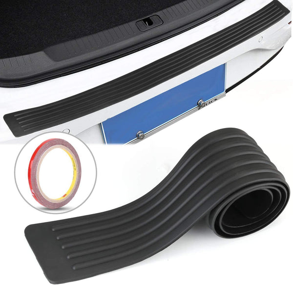 2pcs Car Trunk Rear Edge Protector Rubber Bumper Guard No Scratch Auto Universal