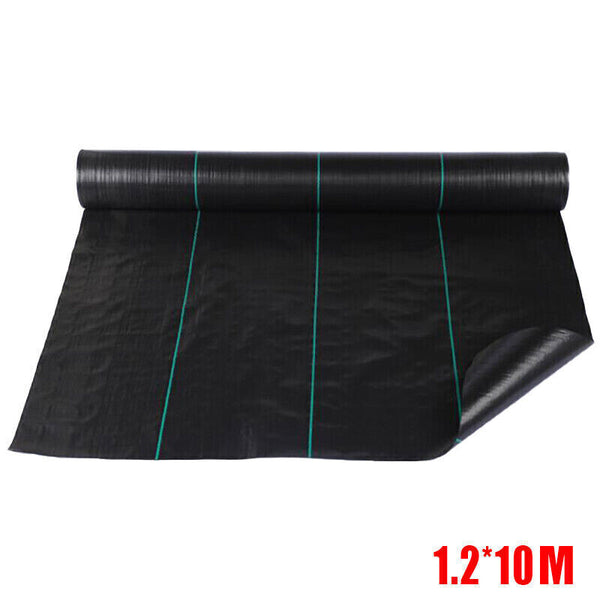 10/20/30/50/100M Weedmat Weed Control Mat Matting Woven Fabric Plant PE AU