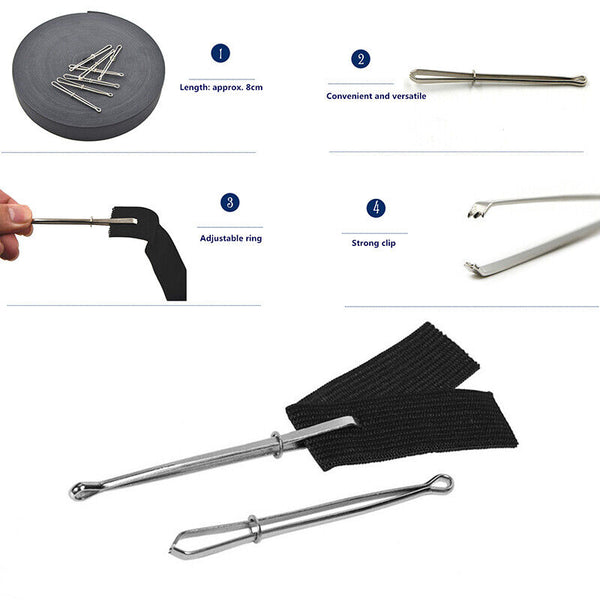 BODKIN - ELASTIC THREADER FOR WAIST BAND / SEWING TOOL - 1 to 10 pieces BODKINS