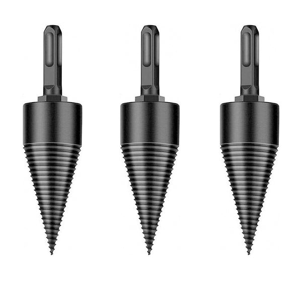 High Speed Twist Firewood Drill Bit Wood Splitter Screw Splitting Cone Driver AU