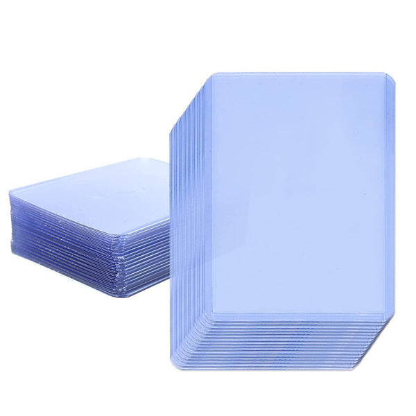 UP 100PCS Top Loader Card Sleeves Clear Trading Card Sleeves Hard Card Protector